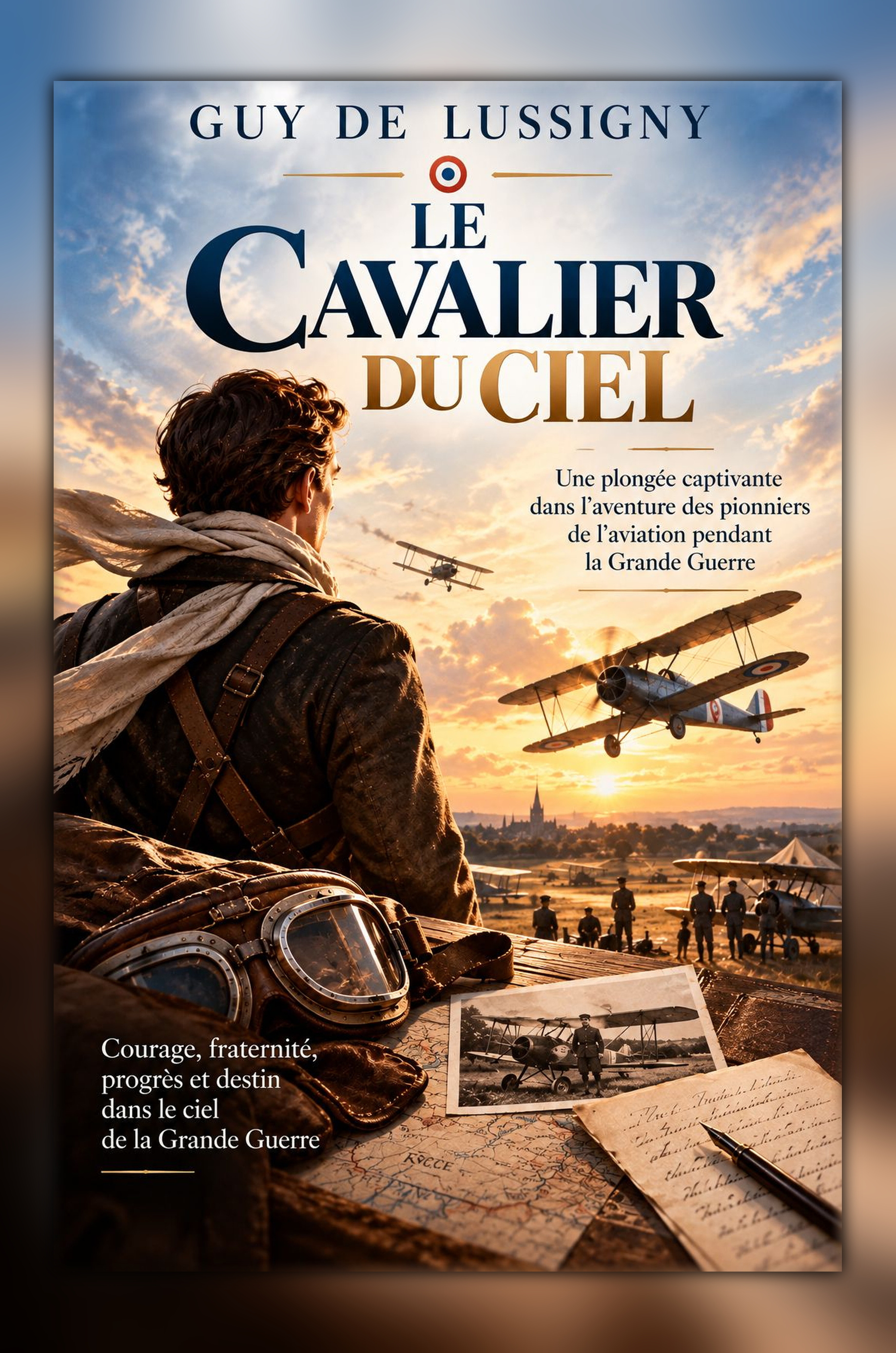 Couverture officielle Le Cavalier du ciel par Guy de Lussigny
